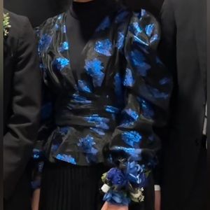 SOLD • Zara Festive Season Sheer Blouse